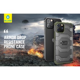 Blueo Military Grade Drop Protection Case for iPhone 12 Pro Max Blue