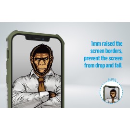 Blueo Military Grade Drop Protection Case for iPhone 12 Pro Max Blue