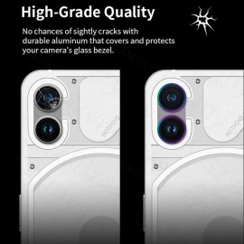 Blueo Camera Lense Protector 9H Aluminium Ring for Nothing Phone 1 Silver