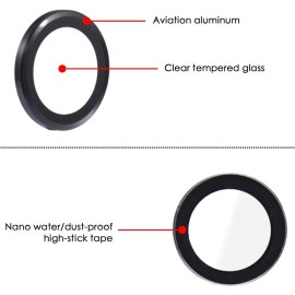 Blueo Camera Lense Protector 9H Aluminium Ring for Nothing Phone 1 Silver