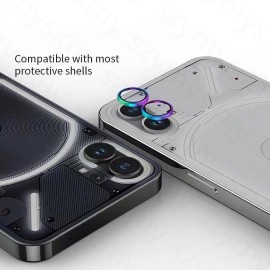 Blueo Camera Lense Protector 9H Aluminium Ring for Nothing Phone 1 Silver