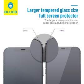 Blueo Dust Proof Tempered Glass for iPhone 14