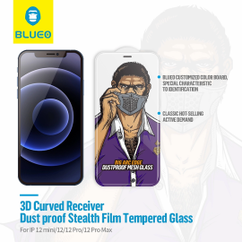 Blueo Dust Proof Tempered Glass for iPhone 14