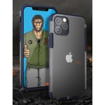 Blueo Ape Series Frosted Matte Case for iPhone 12 / 12 Pro Blue