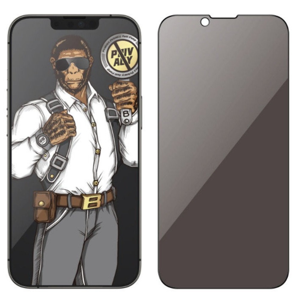 Blueo Privacy Tempered Glass Screen Protector for iPhone 13 Pro Max